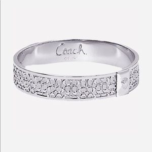 Vintage Coach Silver Bangle